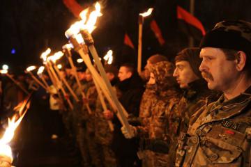 Сегодня ночью в Киеве состоится факельное шествие