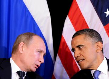 Путин и Обама встретились в Париже