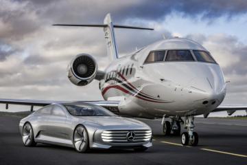 Автомобиль будущего от компании Mercedes красуется на аэродроме в Германии (ФОТО)