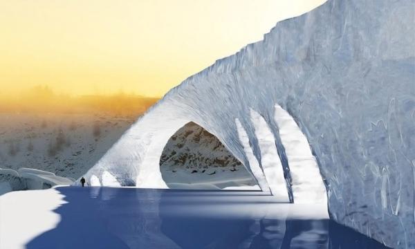 На севере Европы построят самый длинный мост изо льда в мире (ФОТО)
