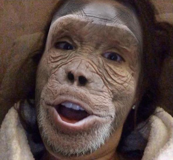 Кэти Топурия превратилась в настоящую обезьяну (ФОТО)
