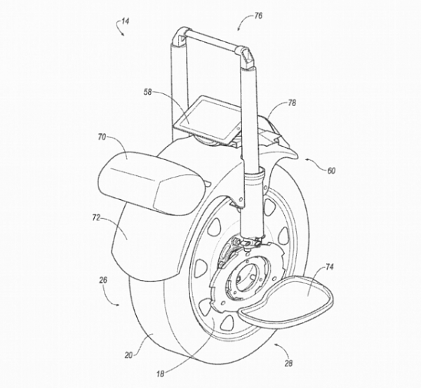 Ford запатентовал отсоединяемое заднее колесо-моноцикл (ВИДЕО)