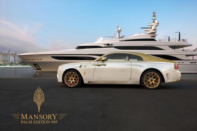 Mansory представила Rolls-Royce, который покрыт золотом (ФОТО)