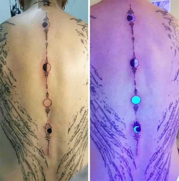 20 светящихся в темноте татуировок, видимых в инфракрасном излучении (ФОТО)