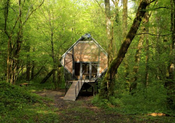 Наедине с природой: оригинальный эко-домик для ночевки в лесу (ФОТО)