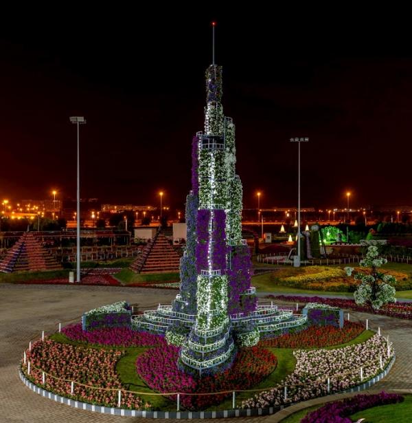 Цветочное великолепие чудо-парка в Дубае (ФОТО)