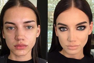 Удивительное преображение: до и после макияжа (ФОТО)