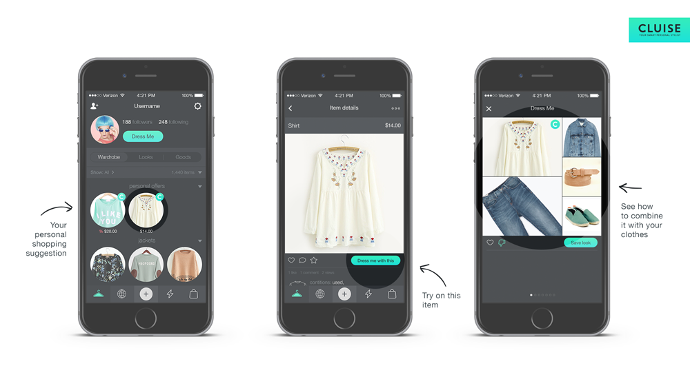 Украинский стартап Cluise представил приложение для подбора одежды (ФОТО)