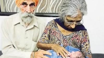 70-летняя индианка родила первенца