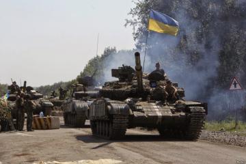 Силы АТО поздравили украинцев с Пасхой (ВИДЕО)