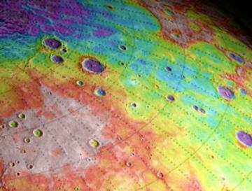 Ученые составили первую топографическую карту Меркурия (ВИДЕО)