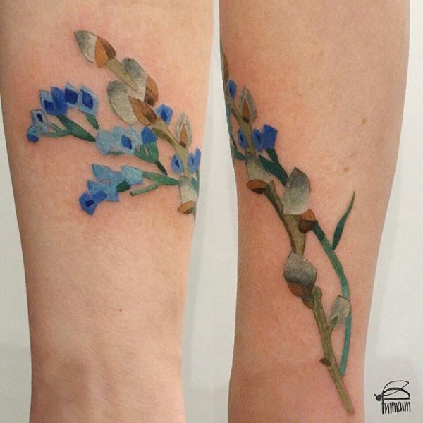 Невероятные татуировки, которые нельзя отличить от живых растений (ФОТО)