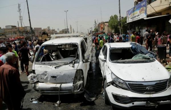 В столице Ирака на рынке взорвался заминированный автомобиль (ФОТО)