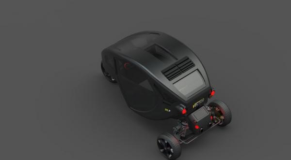 Vector Аutocycle: дизайнерский гибрид автомобиля и байка (ФОТО)