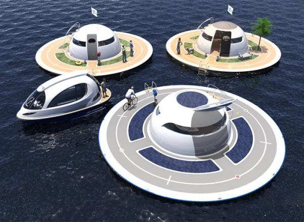 Итальянская компания представила общественности инновационный проект плавающего дома (ФОТО)