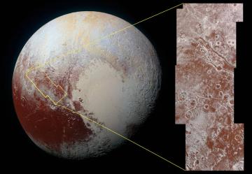 NASA опубликовало снимок «разъеденной местности» Плутона (ФОТО)