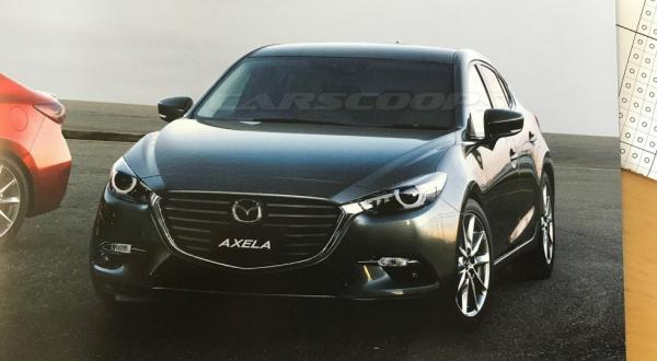 Mazda рассекретила модернизированный седан Axela (ФОТО)