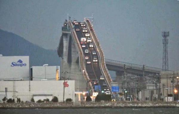 Чудо инженерии: самый большой японский мост с жесткой конструкцией (ФОТО)