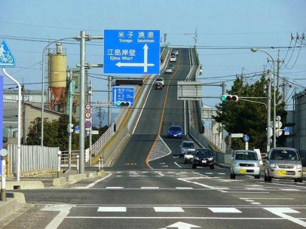 Чудо инженерии: самый большой японский мост с жесткой конструкцией (ФОТО)
