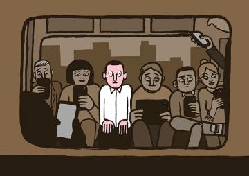 25 шокирующих иллюстраций о нездоровой зависимости от Интернета и смартфонов (ФОТО)