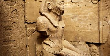 В Израиле обнаружен фрагмент египетской статуи