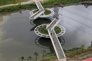 Архитектура 21 века: самый необычный мост в Южной Америке (ФОТО