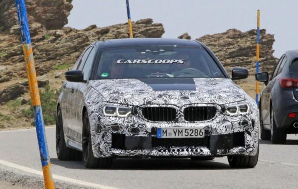 BMW M5 2017 постепенно избавляется от камуфляжа (ФОТО)