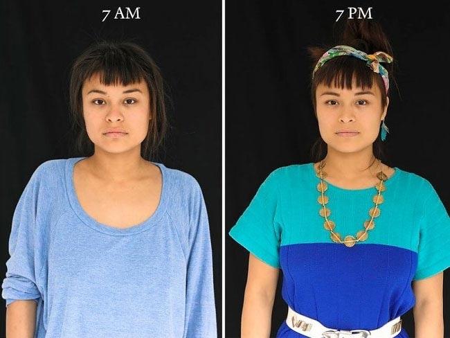 Фотограф показал, как может меняться внешность человека в течение дня (ФОТО)