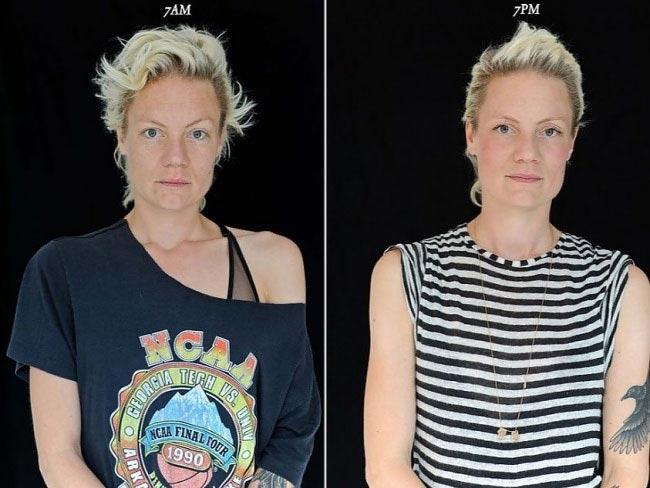 Фотограф показал, как может меняться внешность человека в течение дня (ФОТО)