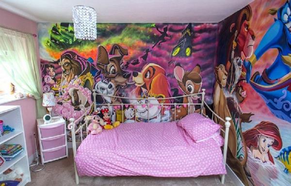 Талантливый отец превратил комнату дочери в настоящую сказку Диснея (ФОТО)