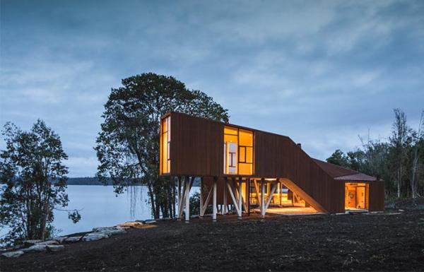 Мечта футуриста: дом на берегу озера, который спасёт от любых природных катаклизмов  (ФОТО)