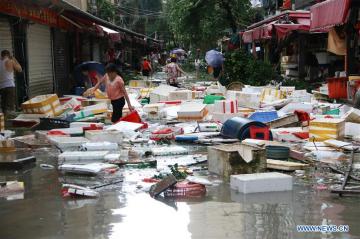 Тайфун «Меранти» обрушился на Китай (ФОТО)