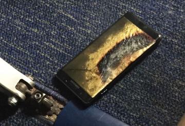 Samsung Galaxy Note 7 из новой партии снова взорвался (ФОТО)