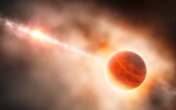 Ученые показали рождения Звезды смерти рядом с Марсом