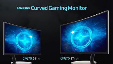Samsung сообщила о старте продаж изогнутых игровых мониторов CFG70