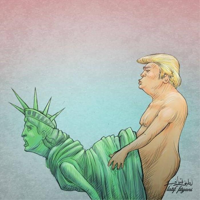 Победа Трампа глазами мировых карикатуристов (ФОТО)