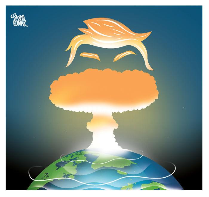 Победа Трампа глазами мировых карикатуристов (ФОТО)