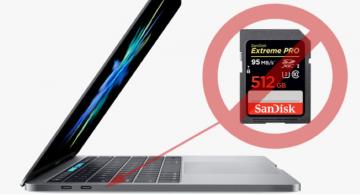 В Apple рассказали, почему в новых MacBook Pro отсутствует слот для карт памяти
