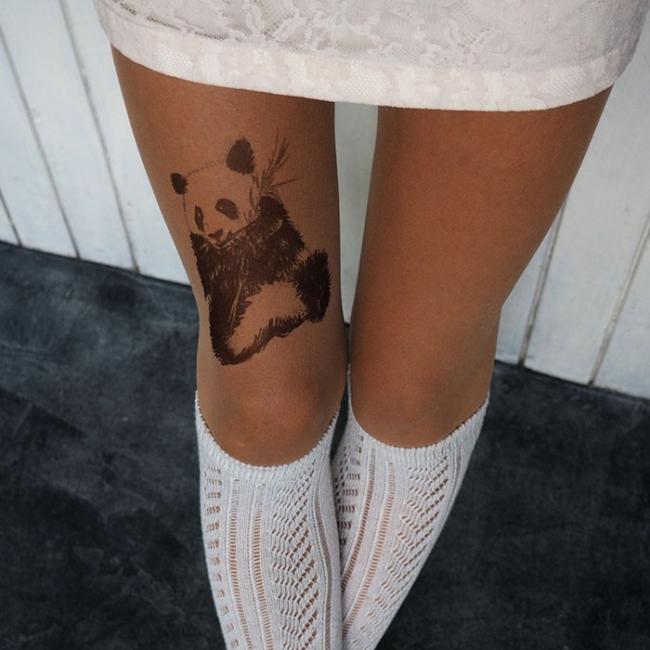 Новый модный тренд: реалистичные тату-колготки (ФОТО)