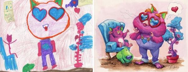 The Monster Project: монстры из детских фантазий, нарисованные профессиональными художниками (ФОТО)