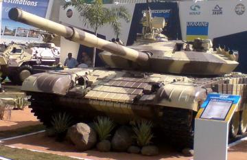 Украинский танк «Оплот-М» представили на международной выставке
