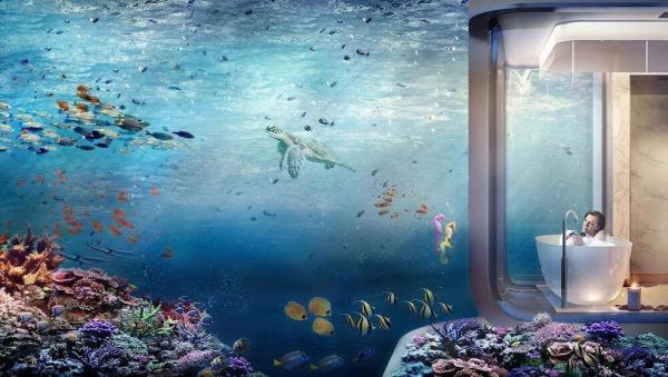 Невиданная роскошь: подводная вилла (ФОТО)
