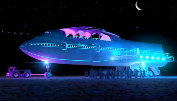 Американцы превратили  Boeing 747 в крупнейший передвижной арт-объект в истории (ФОТО)