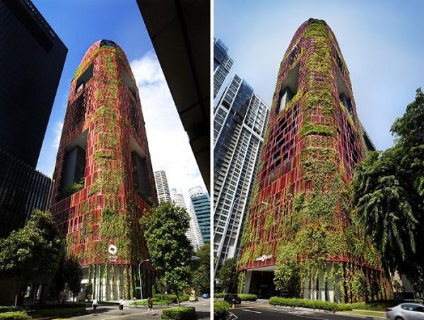 Озеленение мегаполиса: проект отеля с вертикальным садом (ФОТО)