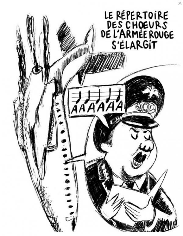 Charlie Hebdo опубликовал карикатуры на крушение Ту-154 (ФОТО)