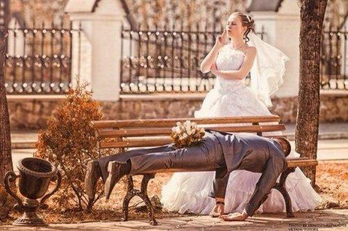 Подборка курьезных свадебных снимков (ФОТО)