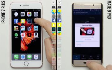 Битва флагманов: iPhone 7 Plus против Huawei Mate 9 Pro (ВИДЕО)