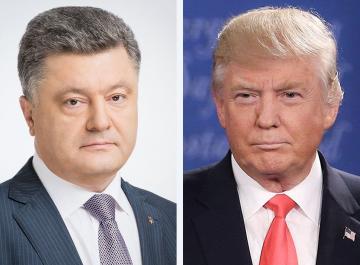Телефонный разговор Порошенко и Трампа: президенты заявили о необходимости прекращения огня на Донбассе