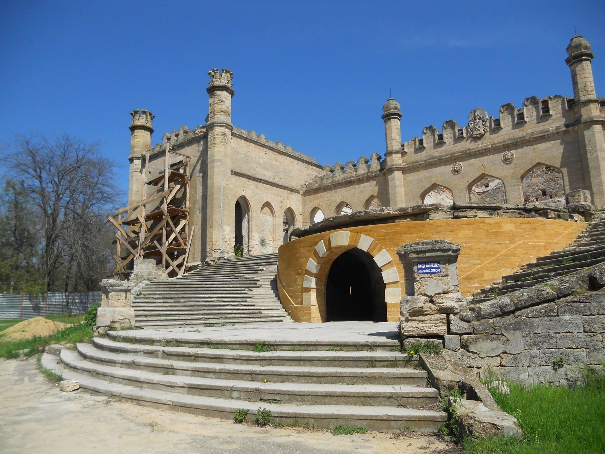 Дворец Курисов на Одесчине - мавританский стиль с элементами готики (ФОТО)