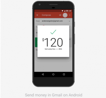 Gmail на андроид научился пересылать деньги без комиссии